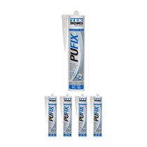 Kit 5 Adesivo Pu40 Fix Cinza 280ml Tekbond