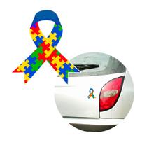 Kit 5 Adesivos Vinil para Carro Sinalização Autismo