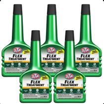 Kit 5 Aditivo Stp Flex Treatment Combustível Alcool E Gasolina