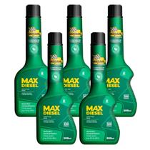 Kit 5 Aditivos Bardahl Max Diesel 200ml Combustível Diesel Limpeza Sistema Injeção Proteção Motor