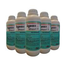 Kit 5 Agecox Neo Anticoccidiano Toltrazuril 5% 1l Agener