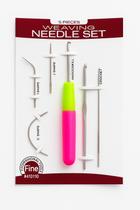 Kit 5 Agulha Para Aplicação Nina Mega Hair Crochet Braids Twist Dreads e Penteados ENVIO IMEDIATO