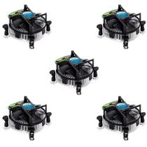 Kit 5 Air Cooler Intel Lga 775 115x 1366 1200 1700 Atacado