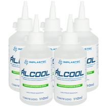 Kit 5 Álcool Isopropilico 110ml - 99,8% PCI Limpeza Eletrônica, Placas e Circuitos Kit 5 Álcool Isopropilico 110ml - 99,8% PCI Limpeza Eletrônica, Placas e Circuitos