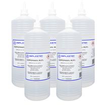 Kit 5 Álcool Isopropilico 1L - 99,8% Isopropanol Limpeza Eletrônica, Placas e Circuitos - Implastec