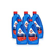 Kit 5 Algicida Choque Solução Água Verde Hth 1 Litros