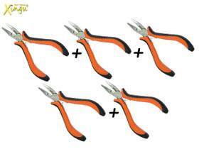 Kit 5 Alicates De Bico Nickel Polo 5,5" XV2446 - 13cm
