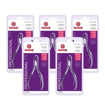 Kit 5 Alicates De Cutícula 777 Professional Aço Inox Mundial