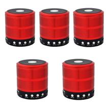 kit 5 Alto-Falante Mini Caixinha Som Portatil Bluetooth
