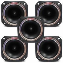 Kit 5 Alto Falantes Compacto Tweeters Bomber PST 001 150 Watts RMS 8 Ohms Kit 5 Alto Falantes Compacto Tweeters Bomber PST 001 150 Watts RMS 8 Ohms