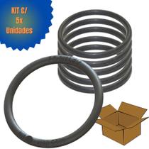 Kit 5 Anéis Vedação Borracha Preto Para Tubo PVC Esgoto 40mm Fortlev Kit 5 Anéis Vedação Borracha Preto Para Tubo PVC Esgoto 40mm Fortlev