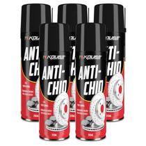 Kit 5 Anti-Chio Spray Silenciador Pastilha Freio Koube 250ml
