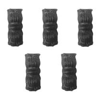 Kit 5 Anueto Em Ferro Fundido Decoração Grade Portão N03 8Cm