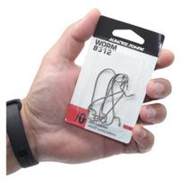 Kit 5 Anzol Worm 8312 Albatroz Para Isca Soft Silicone 4/0