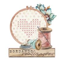 Kit 5 Aplique Papel Decoupage em Mdf Bastidor Apm8-1364 8cm Litoarte