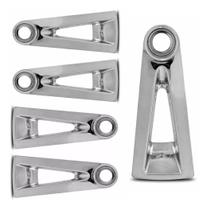 Kit 5 Apliques Acabamento Roda Calota I30 Cromada Kit 5 Apliques Acabamento Roda Calota I30 Cromada