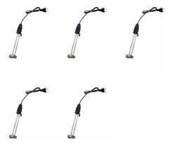 Kit 5 Aquecedor Água Ebulidor Elétrico Curto 1000w Rabo Quente 127V