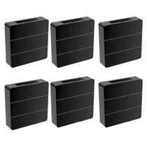 Kit 5 Arandela Led Externa 2 Fachos Clean Preto 6w 3000k Blumenau Kit 5 Arandela Led Externa 2 Fachos Clean Preto 6w 3000k Blumenau