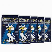 Kit 5 Areia de Gato Granulado Higienico Sanitario Anti Odor Golden Cat Fardo de 20KG Kit 5 Areia de Gato Granulado Higienico Sanitario Anti Odor Golden Cat Fardo de 20KG