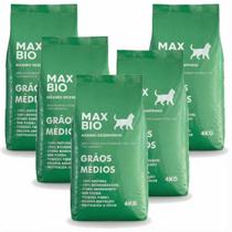 Kit 5 Areia para Gato Biodegradável Mandioca Max Bio 20kg Kit 5 Areia para Gato Biodegradável Mandioca Max Bio 20kg
