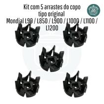 Kit 5 arrastes para copo de liquidificador Mondial Kit 5 arrastes para copo de liquidificador Mondial