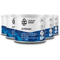 Kit 5 Artimax Ocean Drop Vegano 60 Cápsulas