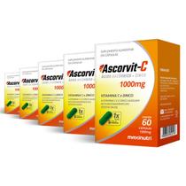 Kit 5 Ascorvit-C Maxinutri 60 Cápsulas Kit 5 Ascorvit-C Maxinutri 60 Cápsulas