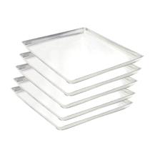 Kit 5 Assadeiras Imeca Em Alumínio Para Pão Doce 0,6 mm Estampada 58x70x3,5 7010