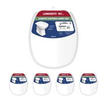 Kit 5 Assento Sanitário Loren One Branco Lorenzetti Kit 5 Assento Sanitário Loren One Branco Lorenzetti
