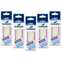 Kit 5 Atadura Elástica 10cm x 1,30m Faixa Bandagem Alta Compressão ortopédica emfermagem Famara Kit 5 Atadura Elástica 10cm x 1,30m Faixa Bandagem Alta Compressão ortopédica emfermagem Famara