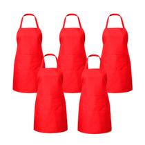 Kit 5 Avental Oxford Premium Cozinha Profissional Com Bolso -