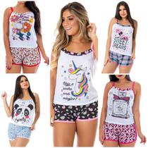 Kit 5 Baby Doll Camiseta e Short com Elástico 5 Dudinha