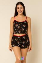 Kit 5 Baby Doll Feminino Estampado Pijama Cropped Short Doll Fashion e Divertido Blogueirinha