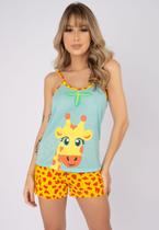 Kit 5 Baby Doll Vekyo Adulto Estampa Girafa