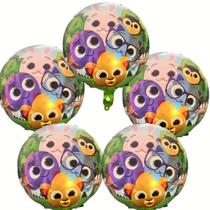 Kit 5 Balão Decoração Festa Bolofofo Metalizado Aniversario