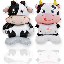 Kit 5 Balão Fazendinha Animais Metalizado Base Centro Mesa