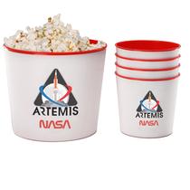 Kit 5 baldes Pipoca Artemis Polipropileno -Nasa