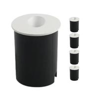 Kit 5 Balizador Nano Vision Redonda 2w 3000k Brc Opus