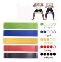 Kit 5 Banda Faixa Elástica De Resistência Mini Band Kit 5 Banda Faixa Elástica De Resistência Mini Band