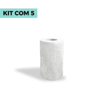 Kit 5 Bandagens Elástica 10Cm X 4,5Mt - Vetcar