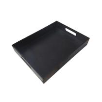 Kit 5 Bandeja Para Café Decoração 40x30 Grande Madeira Mdf
