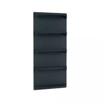 Kit 5 Bandejas Para Gondola Canto 170 Fit 40/60 Preto Sp Etiqueta