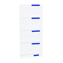 Kit 5 Bandejas Para Gondola Canto 196 Flex 60 Branco Fx Azul - Amapá Kit 5 Bandejas Para Gondola Canto 196 Flex 60 Branco Fx Azul - Amapá