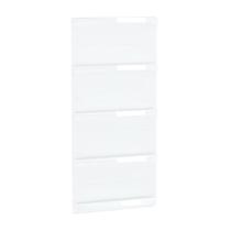 Kit 5 Bandejas Para Gondola Canto 196 Flex 60 Branco SPEtiqu Kit 5 Bandejas Para Gondola Canto 196 Flex 60 Branco SPEtiqu