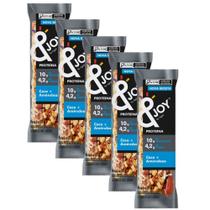 Kit 5 Barra de Proteína Protein Nuts &Joy Coco e Amêndoas com 35g
