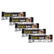 Kit 5 Barra de Proteína Whey Bar High Protein Probiótica Coco com 40g