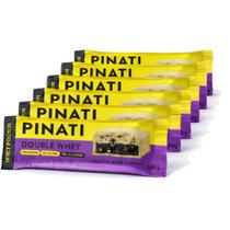 Kit 5 Barra PINATI Double Whey 15g Cookies & Cream 50g