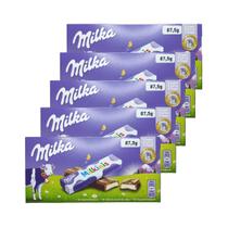 Kit 5 barras Importado Milka Milkinis Sticks 87,5g Importado