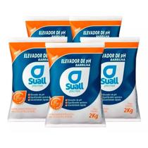 Kit 5 Barrilha Elevador Ph Para Piscina 2kg Limpeza Piscina Kit 5 Barrilha Elevador Ph Para Piscina 2kg Limpeza Piscina