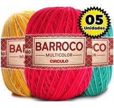 Kit 5 Barroco Multicolor 400g Cores Variadas